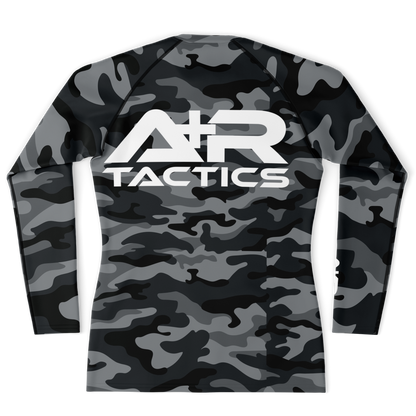 A+R Tactics Logo Mens Rashguard, Black Multicam