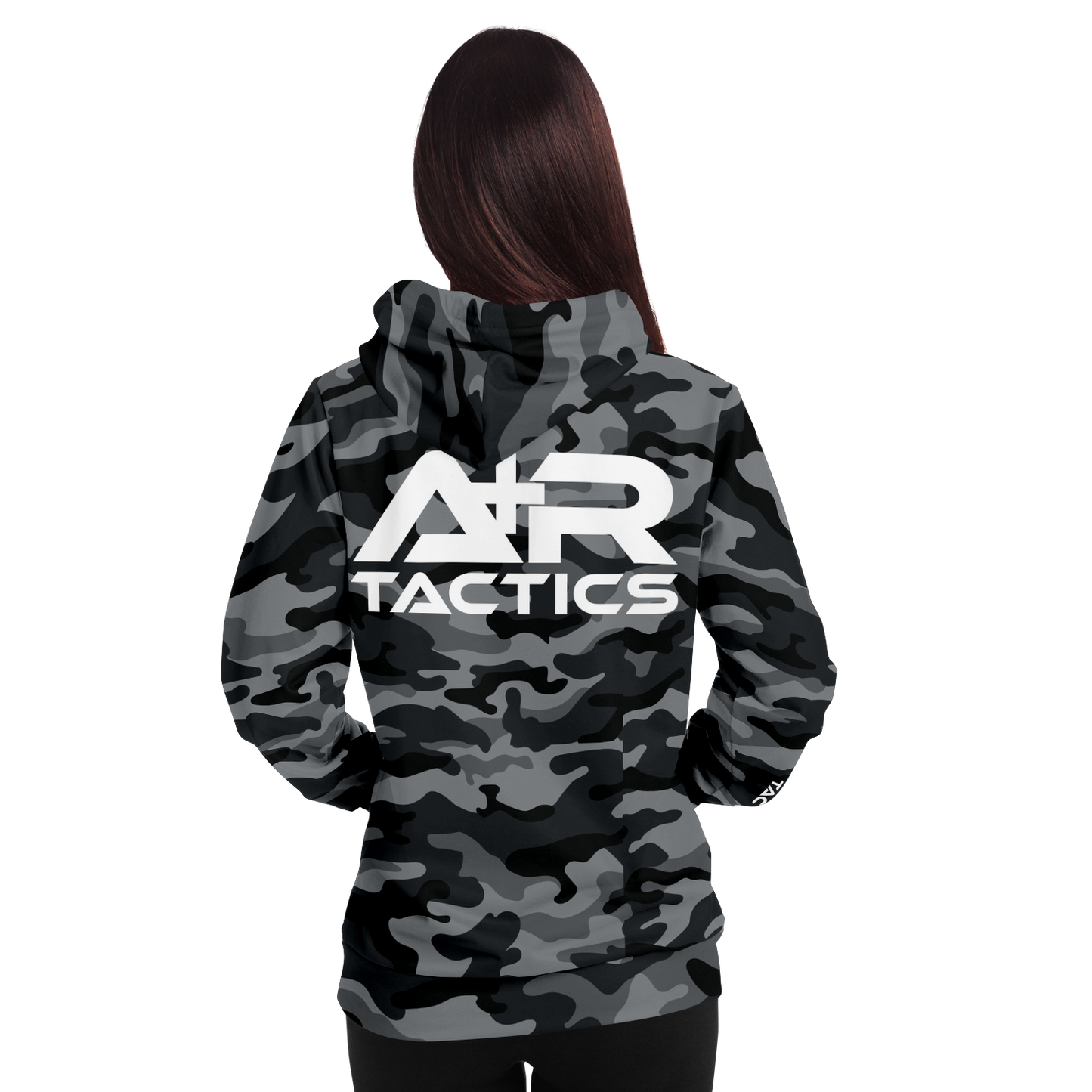 A+R Tactics Logo Hoodie, Black Multicam