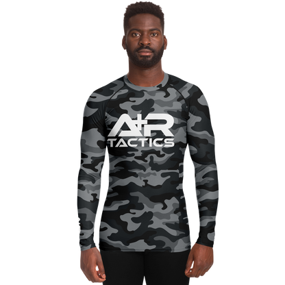 A+R Tactics Logo Mens Rashguard, Black Multicam